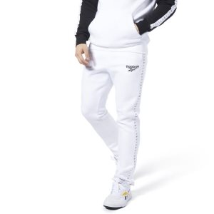 Spodnie Męskie Reebok Classic Vector Jogger Białe PL 94RNMOJ